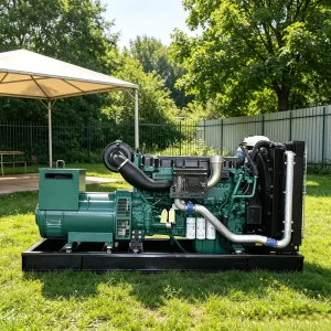 312.5kVA 250kW Open Frame Diesel Generator Set 6-Cylinder for Construction Industrial Continuous Power Supply