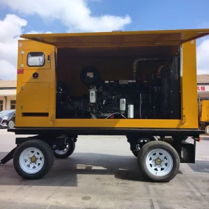315kva 250KW Open Frame Silent Type Power Trailer Portable Diesel Generator Set with ATS and Easy to Maintain