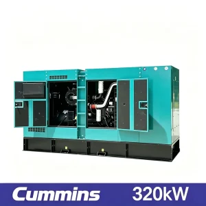 320kW 400kVA Easy Maintenance Compact Design Soundproof Silent Type Diesel Generator Set