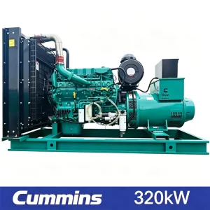 320kW 400kVA High Efficiency Fast Startup for Hospital Industrial Open Type Diesel Generator Set
