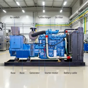 320kw Diesel Generator Three Phase Engine Open Frame Silent Type Diesel Genset 400kva Diesel Generator