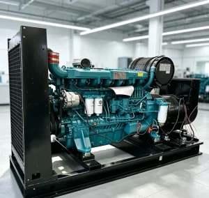 350kW Weichai Gas Generator Set Open Frame Water Cooled with ATS Auto Start 50 60Hz Industrial Standby Backup Power Genset