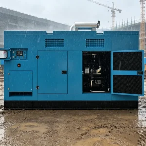 360kW 450kVA Weatherproof Diesel Generator Set Low Fuel Consumption IP23 Waterproof for Construction Site for Outdoor