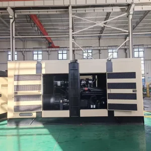 375KVA 300KW Silent Type Diesel Generator Set Auto Start Low Noise Low Fuel Consumption 3 Phase ATS ISO CE Certified Data Center
