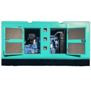 375kVA 300kW 50 60Hz Silent Soundproof Canopy Diesel Generator with 24V DC Electric Start and ATS for Commercial Industrial Use