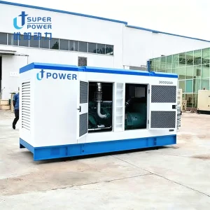 375kVA Generator Set High Fuel Efficiency Silent Type for Industrial Applications