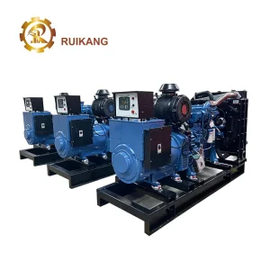 375kVA Prime Power Diesel Generator 300kW 100% Copper Brushless Alternator with Silencer and Fuel Tank