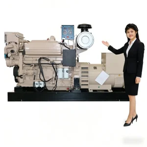 375kW Marine Diesel Generator Set Heavy Duty Reliable Boat Power Unit