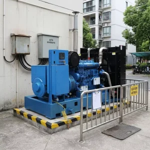 375kva 300kw Diesel Engine Low Noise Diesel Genset 3 Phase 400/230V for Shopping Malls Community Hospital ISO CE