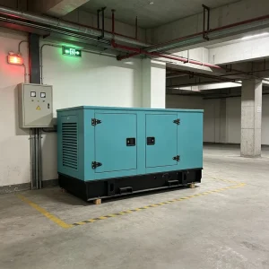 37kVA 30kW Cumins Diesel Generator Set Engine 4-Cylinder 3 Phase CE for Apartment Emergency Backupe Villa Backup Power