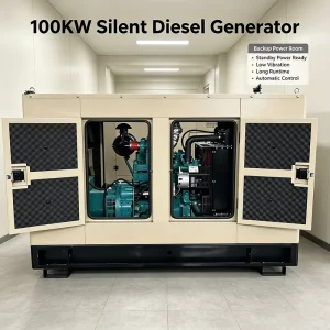 380V 100Kva Generator CE Certified 10kVA Silent Diesel Generator for Commercial Building Emergency Power Supply