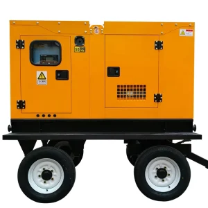 380V Mobile Silent Diesel Generator Sets of 30kW 40kW 50kW 75kW 100kva 200kva 300kva Trailer Mounted Generator Sets