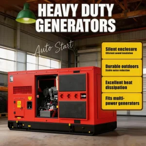 380kva Diesel Generators Set Soundproof Electric Start Three Phase Low Fuel Consumption for Construction Site Factory Use