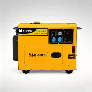 3KW 3KVA Hi earns DG3500SE Silent Portable Diesel Generator Air Cooled Single Phase Silent Diesel Generator