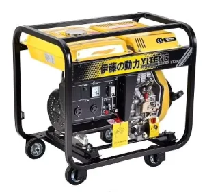 3KW Single Phase Silent Open Frame Diesel Generator 230V 50Hz Electric Recoil Start Portable