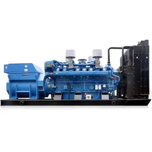 3MW 3000kW Diesel Generator Set 3750kVA High Voltage Generator 6.3kV 10.5kV Output Customizable Voltage for Large Port