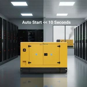 3Phase Silent Diesel Generator 30kW 50kW Electric Start Water Cooled Low Noise Generator 50 60Hz for Data Centers