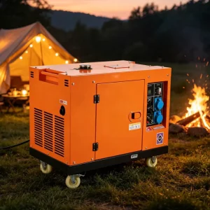 3kw 5kw 6kw 7kw 8kw 9kw 10kw 10 Kva Single Phase 50 60Hz Electric Start Super Silent Diesel Generator for Home Use 220V