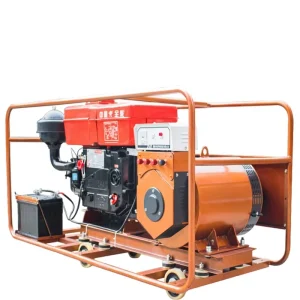 3kw~50kw 10 Kva Diesel Generator with Single Cylinder Mobile Generator Set Open Type Generator