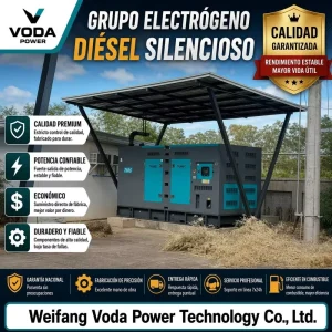 4 Cylinder Diesel Generator 20Kw Home Silent 480v 60Hz Remote Start ATS Water Cooled