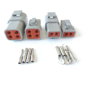 4 Pin DTP DTP06 4S DTP06 4P Female Male Auto Waterproof Connector Wire Socket for Auto Cars