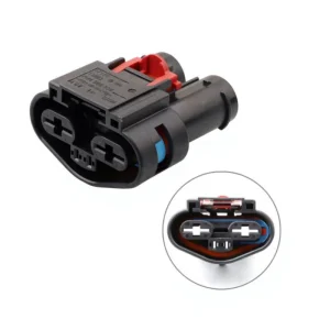 4 Pin Female Waterproof Plastic Cable Wiring Harness Car Electrical Housing Automotive Auto Wire Connector Plug 7H4906234