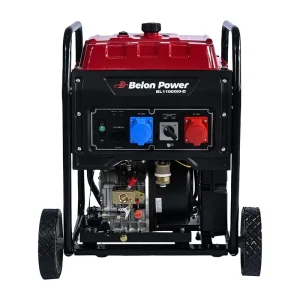 4 Stroke Air Cooled 8kw 532cc AC 220V 380V Single Phase Portable Power 1.65L Diesel Generators