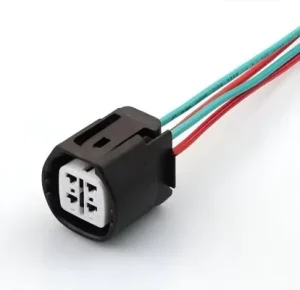 4-pin Copper Nylon Alternator Regulator Repair 6189 0694 Black Female Shell Sealed IP67 Car Connector Wiring Harness