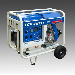 4.2KW 180A 4-Stroke Eco-Friendly Dual Use Diesel Welding Generator 2 Pole Single Phase Portable Welder Generator TC6500EW