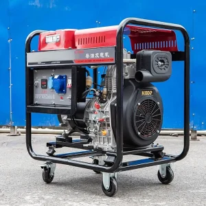 4.5kW 5.0kW Single Phase Portable Diesel Generator 220V 50 60Hz Home Use Remote Control ATS 418cc Self excitation TC6500XE