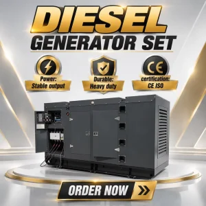 400 KVA 320kW Silent Diesel Generator 3 Phase 50/60Hz for Engine Standby Power with ATS Function