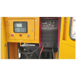 400A Mobile Welder Generator Heavy Duty 37kw Silent Diesel Welding Machine Auto Start ISO Certified 50Hz Frequency