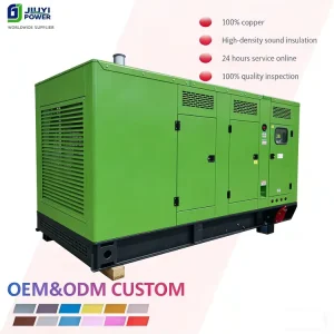 400KW 440KW 500KVA 550KVA Silent Diesel Generator Set Jiuyi Engine 400V Rated Voltage Generator Set
