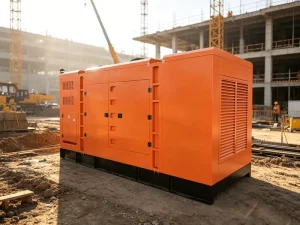 400KW 500KVA 3 Phase Brushless Diesel Generator Set Oversized Cooling System Sustain Continuous Full Load Operation