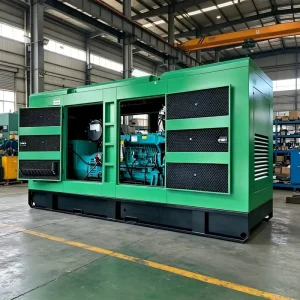 400KW 500kW Heavy Load Diesel Generator Stamford Alternator Silent Canopy for Ghana Construction Farm Emergency Power