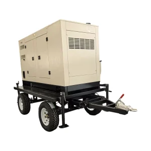 400V 50Hz Diesel Silent Generator 12V DC Electric Start Mobile Low Noise Single Phase Unit