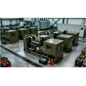 400kVA 320kW Open Type Diesel Generator Set 3 Phase Engine Brushless Copper Alternator Mining ATS