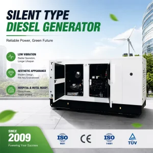 400kW 500kVA Super Silent Diesel Generator Series 1500rpm High Performance Three-phase ATS Industrial Electricity