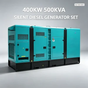 400kw 500kva Silent Diesel Generator Set 3 Phase Water Cooled with ATS for Industrial Emergency Backup CE