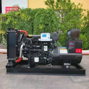 40KVA 30KW Silent Type Diesel Generator Set Soundproof Canopy ATS Mobile Emergency Backup Power Construction Site Industrial Use