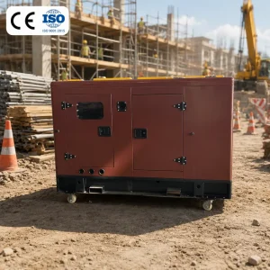 40KVA KW 50KVA Simple Four Wheel Mobile Silent Diesel Generator with ATS MTS at Construction Household Sites