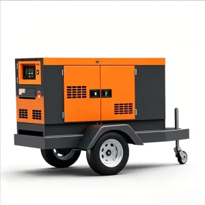 40KW Silent Type Diesel Generator Set Movable 20kva 30kva 40kva 50kva Electric Start 50/60hz Frequency with Trailer