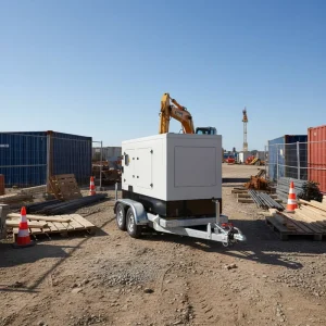 40Kw Double Phase Generator Diesel Silent Industrial Soundproof Electric Power Station 3 Phase Portable Generating Set