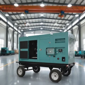40kVA 30kVA 25kVA Silent Diesel Generator Trailer Type with ATS Control System