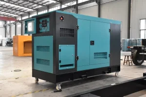 40kVA Diesel Generator Soundproof Silent 3 Phase Water Cooled Heavy Duty Emergency Power Supply for Buildings