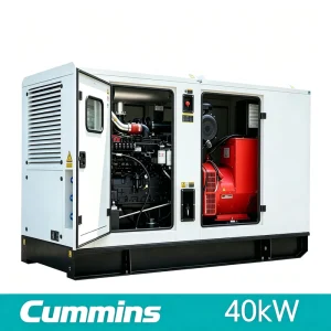 40kW 50kVA Energy Saving Brushless Copper Soundproof Silent Type Diesel Generator Set for Clinic