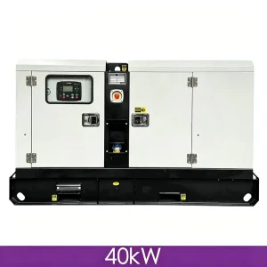 40kW 50kVA SDEC Series Low Fuel Consumption Smartgen Controller Soundproof Silent Diesel Generator with ATS