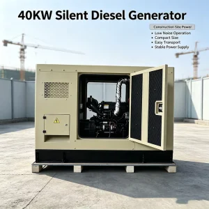 40kW Auto & Remote Start Silent Diesel Generator CE Certified Portable for Field Operation and Remote Area Power Demand