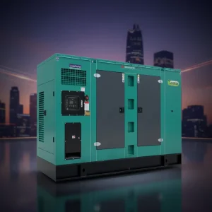 40kW Compact Silent Diesel Generator Three Phase Water Cooled Electric Start Shop Use Backup Power Genset