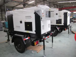 40kw 50kva Silent Type Diesel Generator 380V 60Hz 50Hz 24V DC Electric Start Water Cooling System Denyo Model 4BT3.9 G2